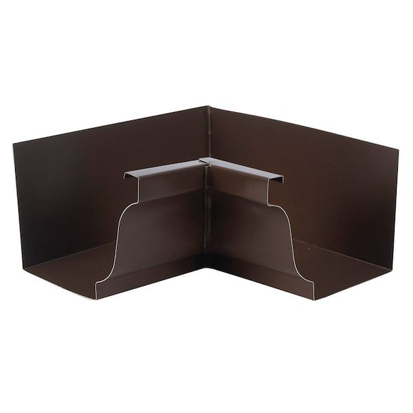 Amerimax Home Products Amerimax 3.75 in. H X 7.5 in. W X 7.5 in. L Brown Aluminum K Inside Miter 2520119 - main